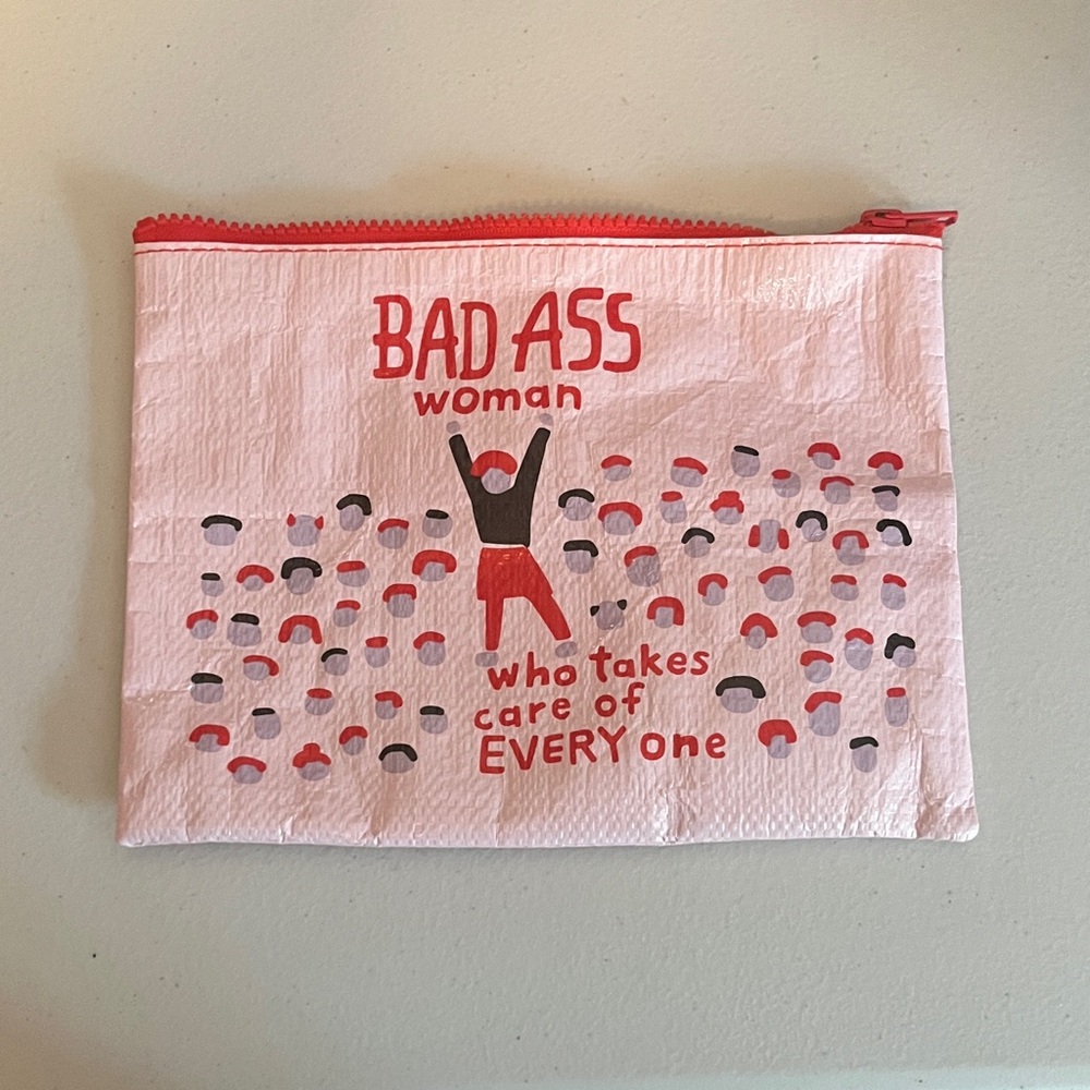 Red and White Women's Pouch